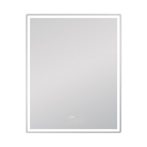 Изображение товара Зеркало Vigo Roberta Luxe 800, 294, 80 х 100 см, LED-подсветка, антизапотевание, бесконтактное включение, датчик температуры, часы, диммер