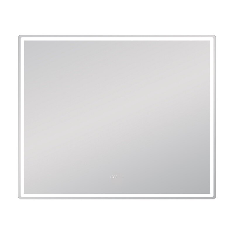 Изображение товара Зеркало Vigo Roberta Luxe 1200, 296, 120 х 100 см, LED-подсветка, антизапотевание, бесконтактное включение, датчик температуры, часы, диммер