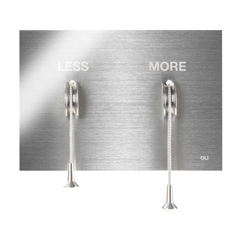 Изображение товара Клавиша для унитаза OLI Less is more 883525 с веревочками, хром матовый Изображение товара Клавиша для унитаза OLI Less is more 883525 с веревочками, хром матовый