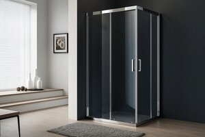 Изображение товара Душевой уголок Royal Bath RB12110HPD-C-CH, 120 х 110 см, стекло матовое, профиль хром