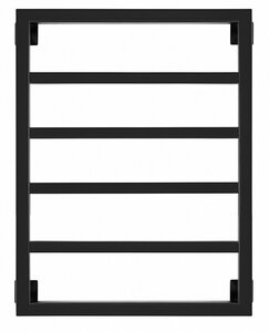 Изображение товара Полотенцесушитель водяной Secado Парма, 4603777443054, ширина 40 см, высота 80 см, подключение универсальное 40 см, черный матовый