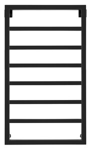 Изображение товара Полотенцесушитель водяной Secado Парма, 4603777443092, ширина 50 см, высота 100 см, подключение универсальное 50 см, черный матовый