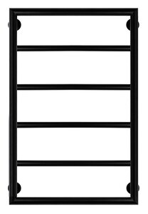 Изображение товара Полотенцесушитель водяной Secado Парма 2, 4673739246849, ширина 50 см, высота 80 см, подключение универсальное 50 см, черный матовый