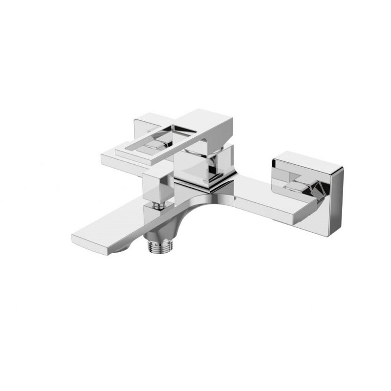 Изображение товара Смеситель для ванны и душа BelBagno Luce LUC-VASM-CRM, с душевым гарнитуром, хром