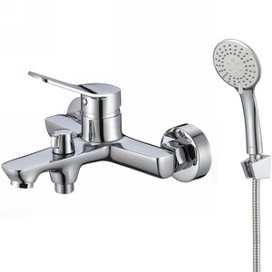 Изображение товара Смеситель для ванны и душа Milardo Enjoy ENJSB00M02, с душевым гарнитуром, хром