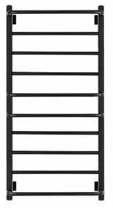 Изображение товара Полотенцесушитель водяной Secado Модена 2, 4603777480394, ширина 50 см, высота 120 см, подключение универсальное 50 см, черный матовый