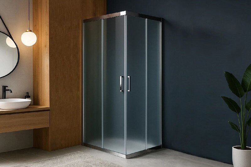 Изображение товара Душевой уголок Royal Bath RB95HPD-C-CH 95x95 см, матовое стекло, хром профиль