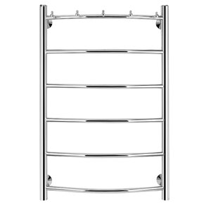 Изображение товара Полотенцесушитель водяной Secado Милан 1 К 4603777444648, ширина 40 см, высота 80 см, нижнее подключение 40 см, цвет хром