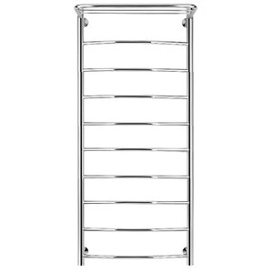 Изображение товара Полотенцесушитель водяной Secado Милан 1 СП 4603759406329, ширина 50 см, высота 120 см, нижнее подключение 50 см, с полкой, цвет хром