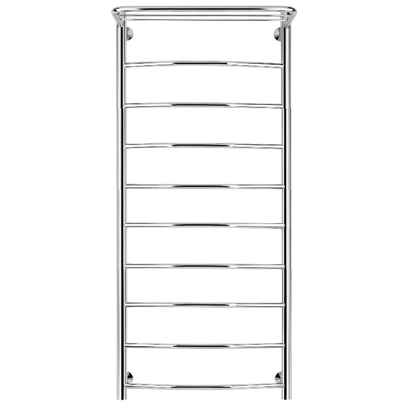 Изображение товара Полотенцесушитель водяной Secado Милан 1 СП 4603777444778, ширина 60 см, высота 120 см, нижнее подключение 60 см, с полкой, цвет хром