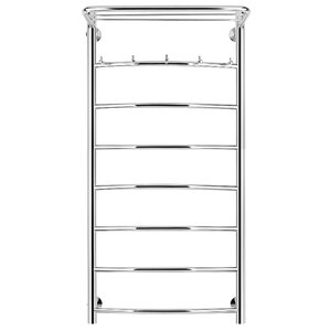 Изображение товара Полотенцесушитель водяной Secado Милан 1 КСП 4603777444839, ширина 60 см, высота 100 см, нижнее подключение 60 см, с полкой, цвет хром