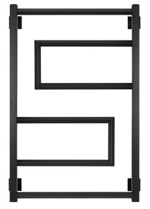 Изображение товара Полотенцесушитель водяной Secado Рабби, 4673739252826, ширина 50 см, высота 80 см, подключение универсальное 50 см, черный матовый