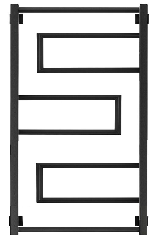 Изображение товара Полотенцесушитель водяной Secado Рабби, 4673739252864, ширина 60 см, высота 100 см, подключение универсальное 60 см, черный матовый