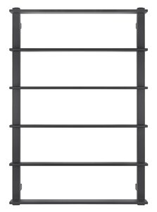 Изображение товара Полотенцесушитель водяной Secado Лорето, 4673739219003, ширина 50 см, высота 80 см, подключение универсальное 50 см, черный матовый