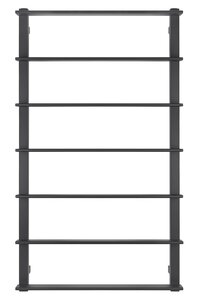 Изображение товара Полотенцесушитель водяной Secado Лорето, 4673739219041, ширина 60 см, высота 100 см, подключение универсальное 60 см, черный матовый