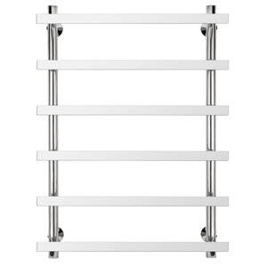 Изображение товара Полотенцесушитель водяной Secado Понтида 1 4603777447434, ширина 70 см, высота 80 см, нижнее подключение 60 см, цвет хром, 80x60x70