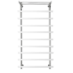 Изображение товара Полотенцесушитель водяной Secado Понтида 1 СП 4603777447540, ширина 50 см, высота 120 см, нижнее подключение 40 см, с полкой, цвет хром, 120x40x50