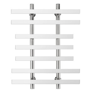 Изображение товара Полотенцесушитель водяной Secado Понтида 2 4603777447670, ширина 70 см, высота 80 см, нижнее подключение 20 см, цвет хром, 80x20x70