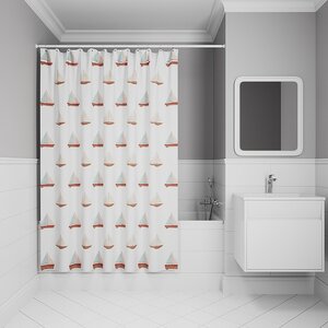 Изображение товара Штора для ванной комнаты Iddis Base BO01P18i11, 180x200 см, белая