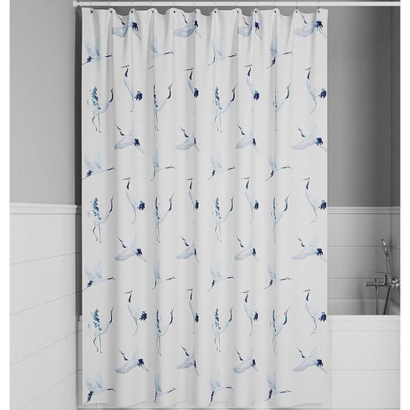 Изображение товара Штора для ванной комнаты Iddis Base BP02P18i11 180x200 см полиэстер белый