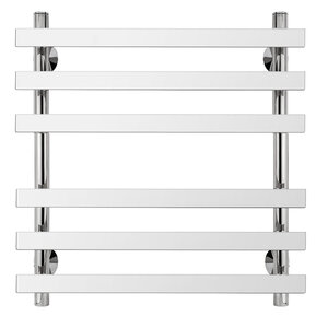 Изображение товара Полотенцесушитель водяной Secado Понтида + 4603759406848, ширина 60 см, высота 60 см, нижнее подключение 50 см, цвет хром, 60x50x60