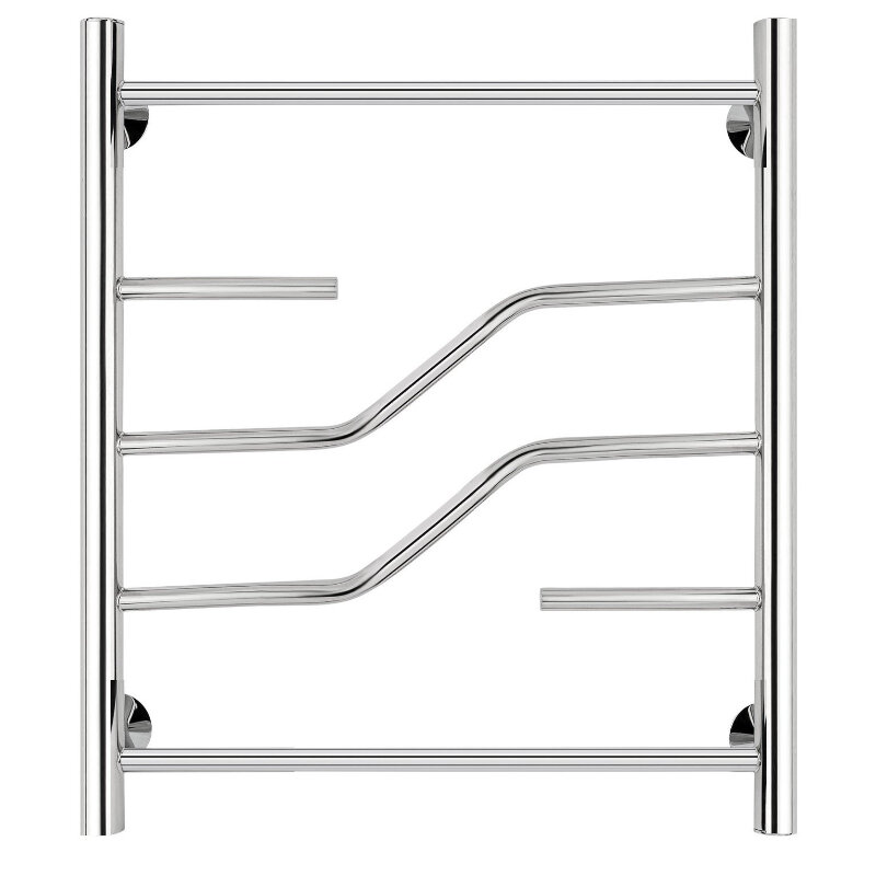 Изображение товара Полотенцесушитель водяной Secado Риволи 4603777448097, ширина 40 см, высота 60 см, нижнее подключение 40 см, цвет хром