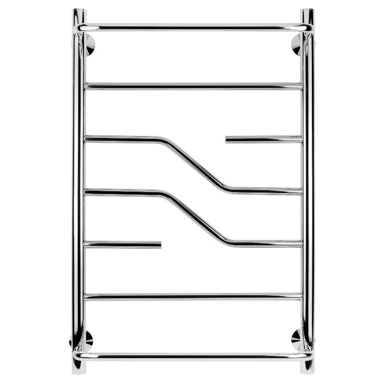 Изображение товара Полотенцесушитель водяной Secado Риволи СП 4603777448240, ширина 40 см, высота 80 см, нижнее подключение 40 см, с полкой, цвет хром