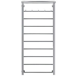 Изображение товара Полотенцесушитель водяной Secado Триада 1 КСП 4603777443658, ширина 60 см, высота 120 см, нижнее подключение 60 см, с полкой, цвет хром