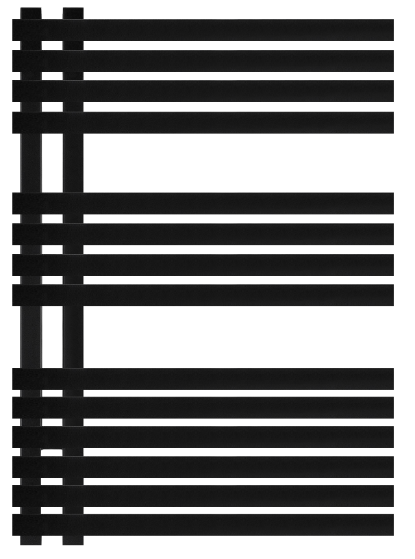 Изображение товара Полотенцесушитель водяной Secado Коредо 50x80 см черный матовый, нержавейка