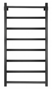 Изображение товара Полотенцесушитель водяной Secado Корсико Grado, 4673739251447, ширина 50 см, высота 100 см, подключение универсальное 50 см, черный матовый