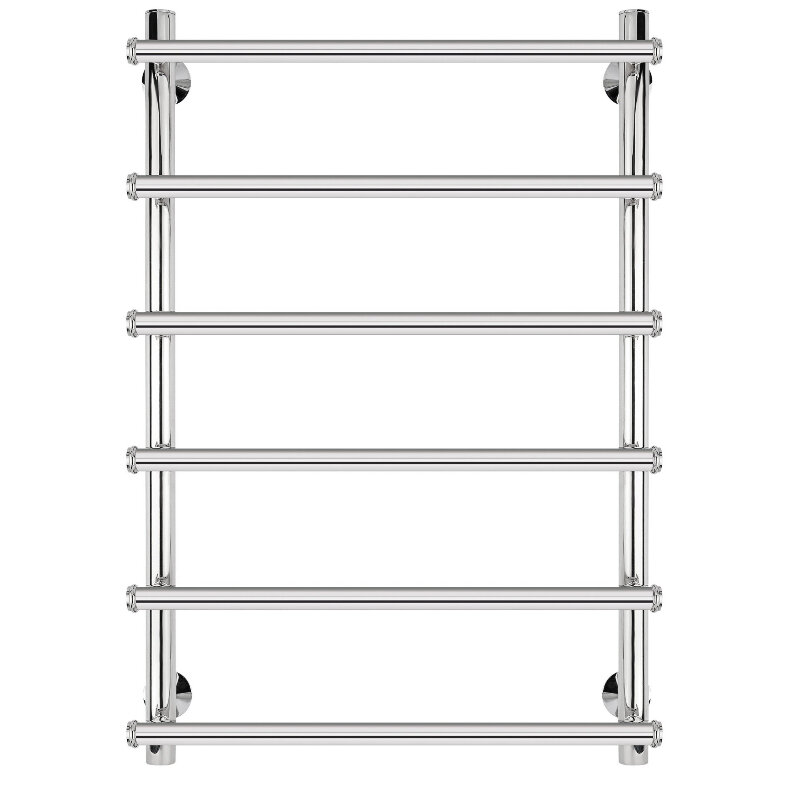 Изображение товара Полотенцесушитель водяной Secado Турин 1 4603777446734, ширина 40 см, высота 80 см, нижнее подключение 40 см, цвет хром, 80x40x50