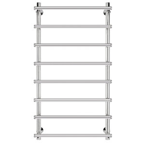 Изображение товара Полотенцесушитель водяной Secado Турин 1 4603777446758, ширина 40 см, высота 100 см, нижнее подключение 40 см, цвет хром, 100x40x50