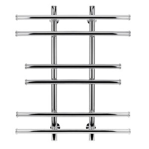 Изображение товара Полотенцесушитель водяной Secado Турин 2 4603777446963, ширина 70 см, высота 60 см, нижнее подключение 20 см, цвет хром, 60x20x70