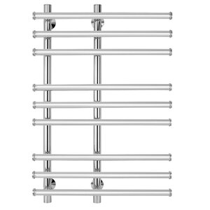 Изображение товара Полотенцесушитель водяной Secado Турин 3 4603777447038, ширина 60 см, высота 80 см, нижнее подключение 20 см, цвет хром, 80x20x60