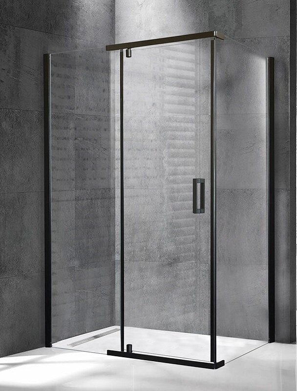 Изображение товара Душевой уголок Royal Bath RB1120HPVD-T-BL 120x100 см прозрачное стекло черный профиль