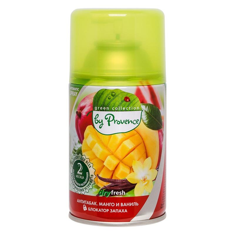 Изображение товара Освежитель воздуха Ksitex Provence Антитабак Манго и ваниль 250 мл автоматический