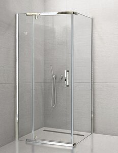 Изображение товара Душевой уголок Royal Bath RB90HPVD-T-CH, 90 x 90 см, стекло прозрачное, профиль хром