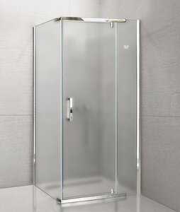 Изображение товара Душевой уголок Royal Bath RB1090HPVD-C-CH, 90 x 100 см, стекло матовое, профиль хром