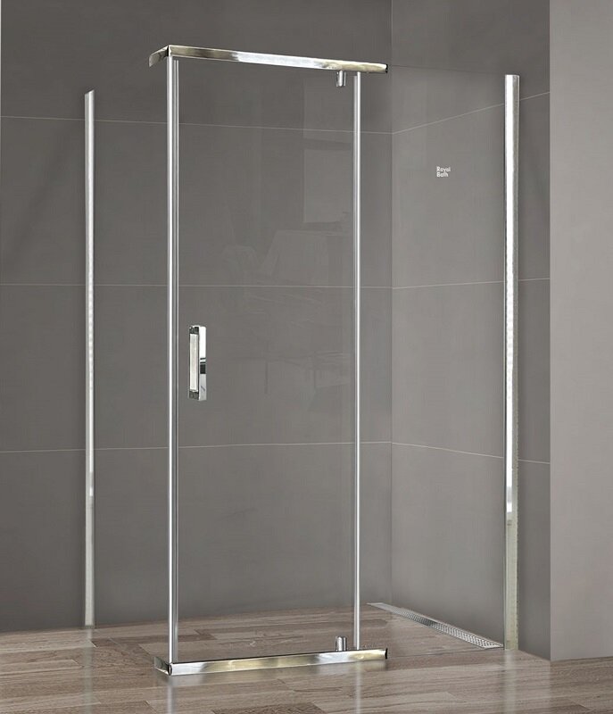 Изображение товара Душевой уголок Royal Bath RB7100HPVD-T-CH 100х70 см с прозрачным стеклом и хром профилем