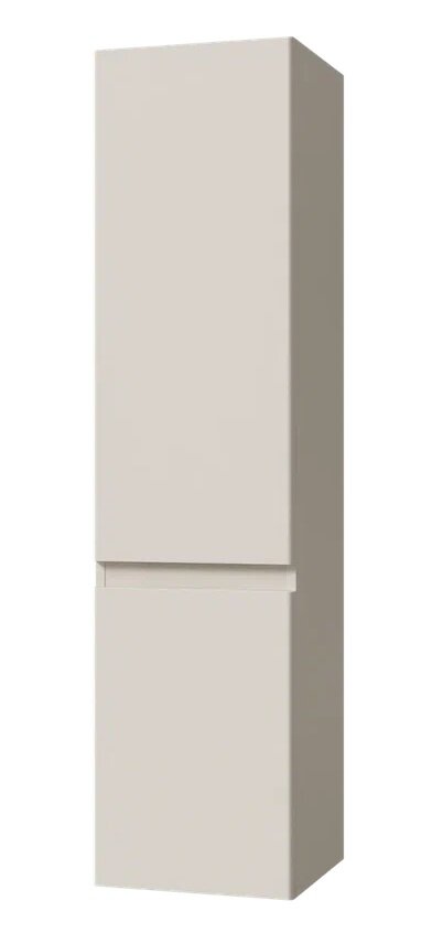 Изображение товара Пенал Caprigo Forte 36150R-SF023 35 см подвесной бежевый с 3 стеклянными полками