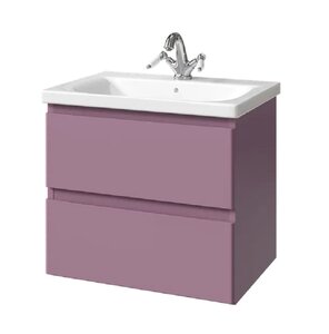 Изображение товара Тумба под раковину Caprigo Forte 36110eml-045.000.00.20, 65 см подвесная, лиловый