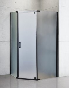 Изображение товара Душевой уголок Royal Bath RB1290TR-C-BL, 90 x 120 см, стекло матовое, профиль черный