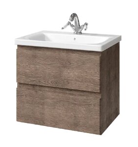 Изображение товара Тумба под раковину Caprigo Forte 36110-RF15, 65 см подвесная, светлый орех