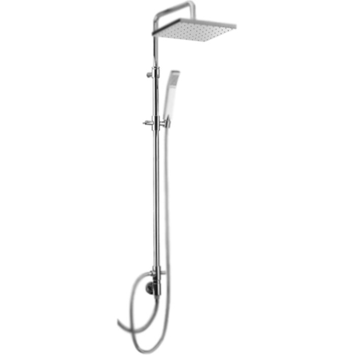 Изображение товара Душевой гарнитур Webert Comfort AC0989015METAL с верхним душем и ручным душем хром