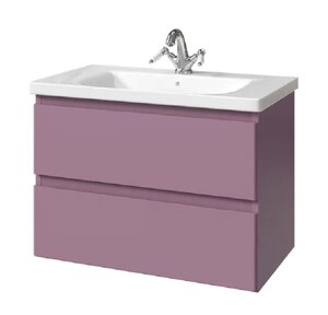 Изображение товара Тумба под раковину Caprigo Forte 36112eml-045.000.00.20, 80 см подвесная, лиловый