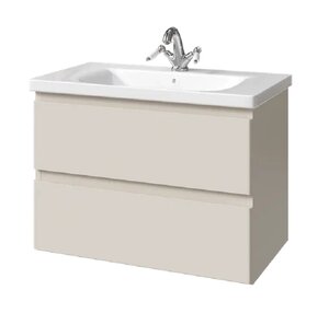 Изображение товара Тумба под раковину Caprigo Forte 36112-SF023, 80 см подвесная, беж лайт