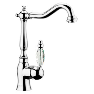 Изображение товара Смеситель для раковины Webert Alexandra AL831802015 хром Swarovski с поворотным изливом