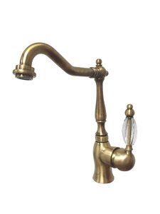 Изображение товара Смеситель для раковины Webert Alexandra AL831802065 бронза с ручками Swarovski