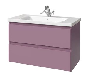 Изображение товара Тумба под раковину Caprigo Forte 36113eml-045.000.00.20, 90 см подвесная, лиловый