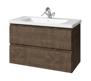 Изображение товара Тумба под раковину Caprigo Forte 36113-RF16, 90 см подвесная, шоколадный орех